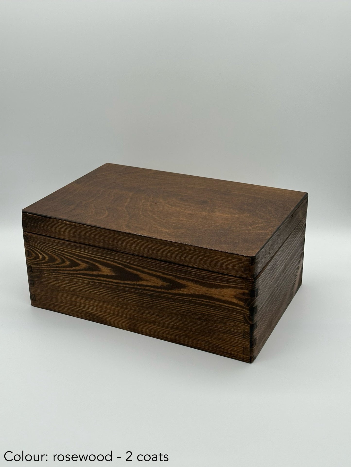 Personalised Wooden Keepsake Box – “Our Memories” – Without Heart