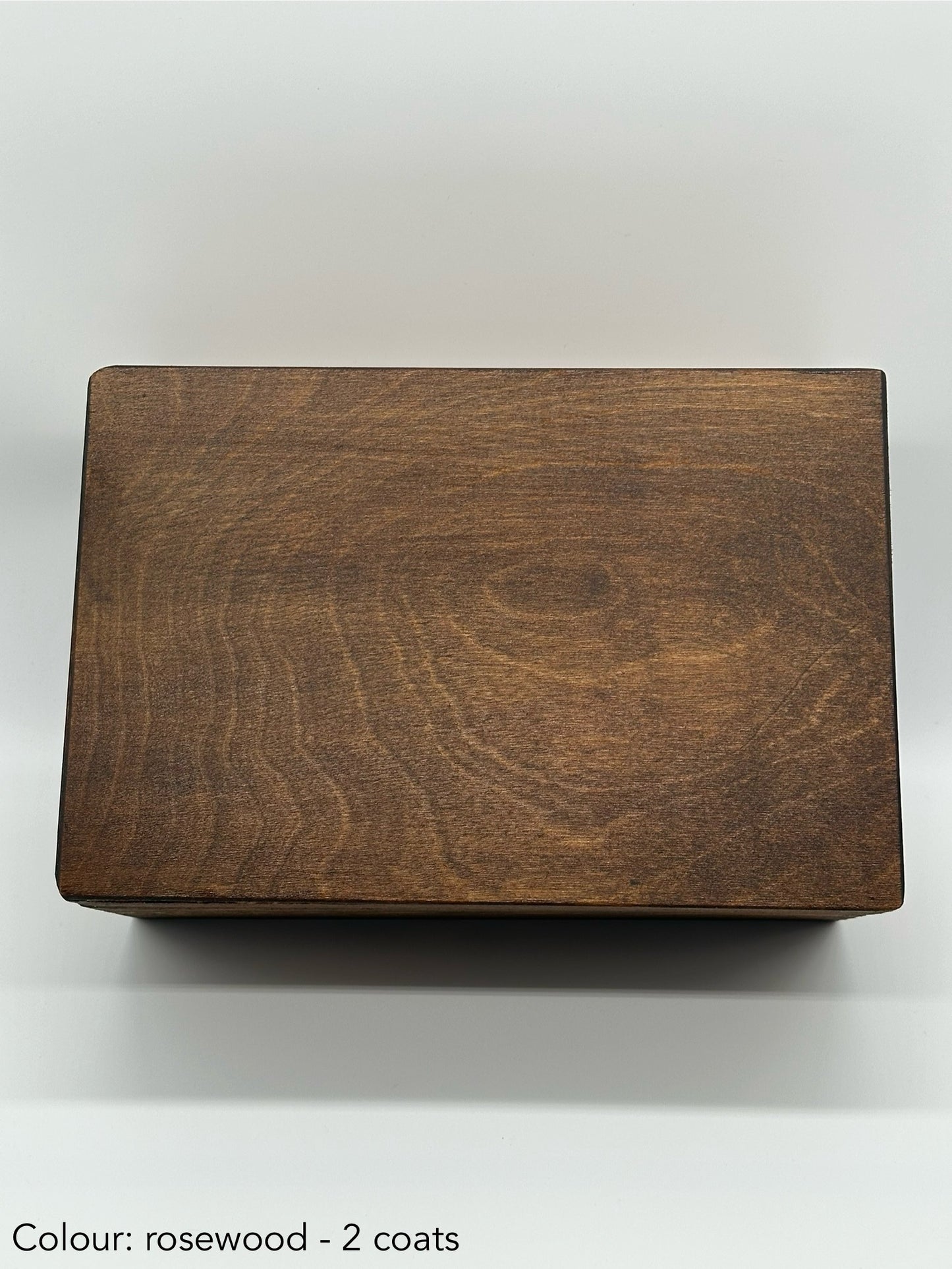 Painted rectangular box - 30x20x13 - rosewood