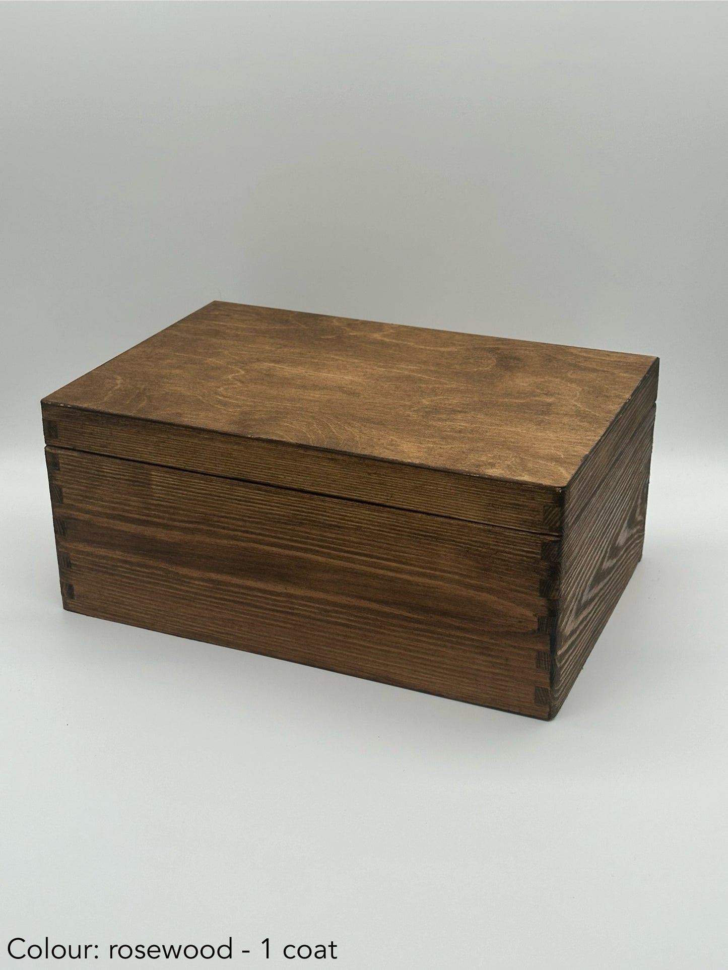 Personalised Wooden Keepsake Box – “Our Memories” – Without Heart