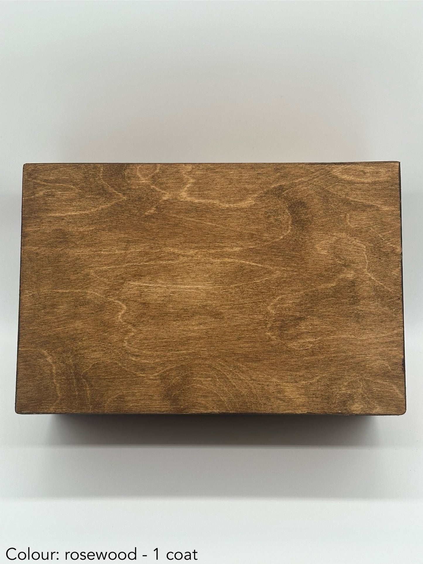Painted rectangular box - 30x20x13 - rosewood