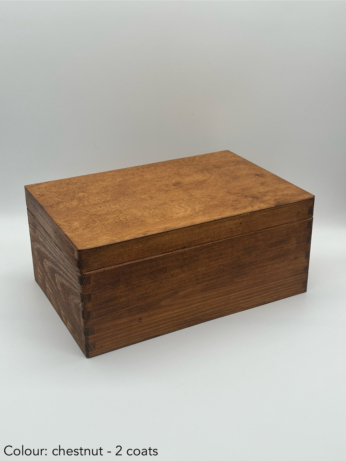 Personalised Wooden Keepsake Box – “Our Memories” – Without Heart