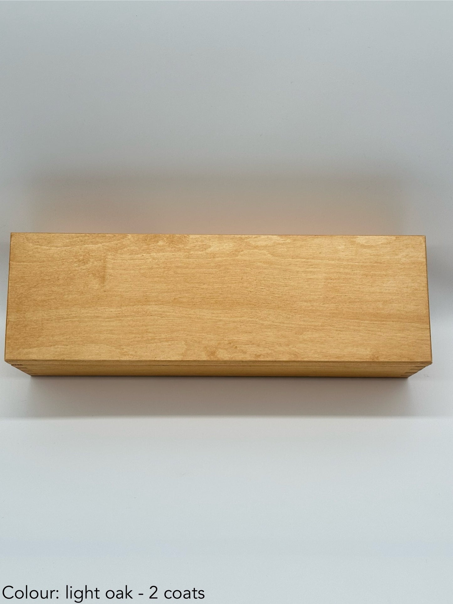 Painted Wooden Wine Gift Box – Hinged Lid – Colour Options