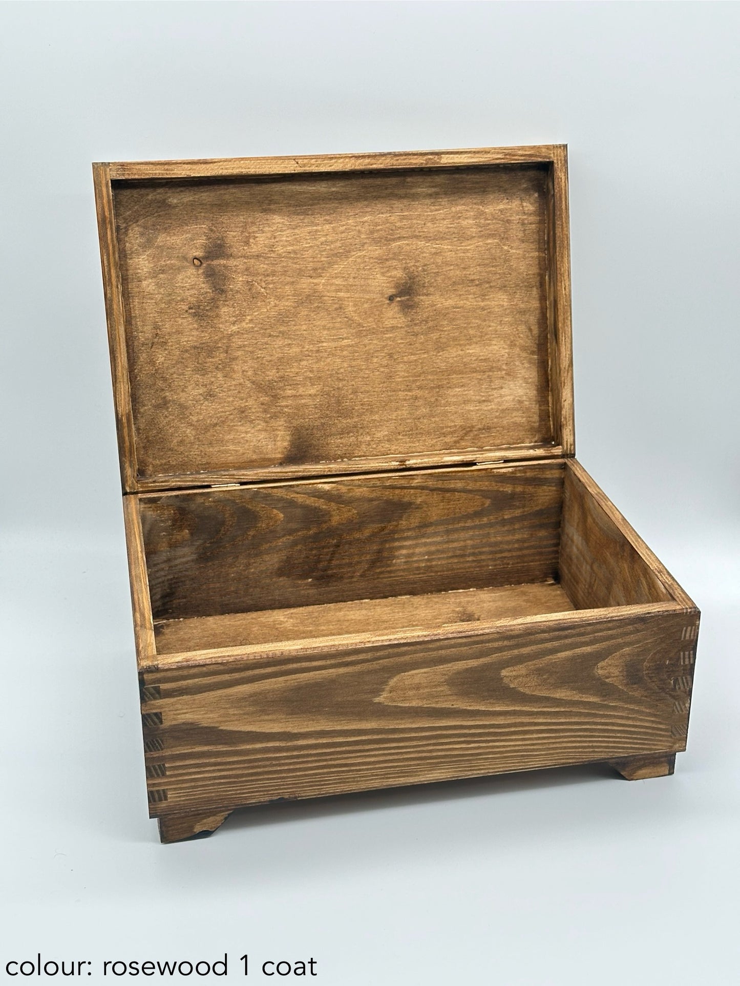 Painted large rectangular box - different colours