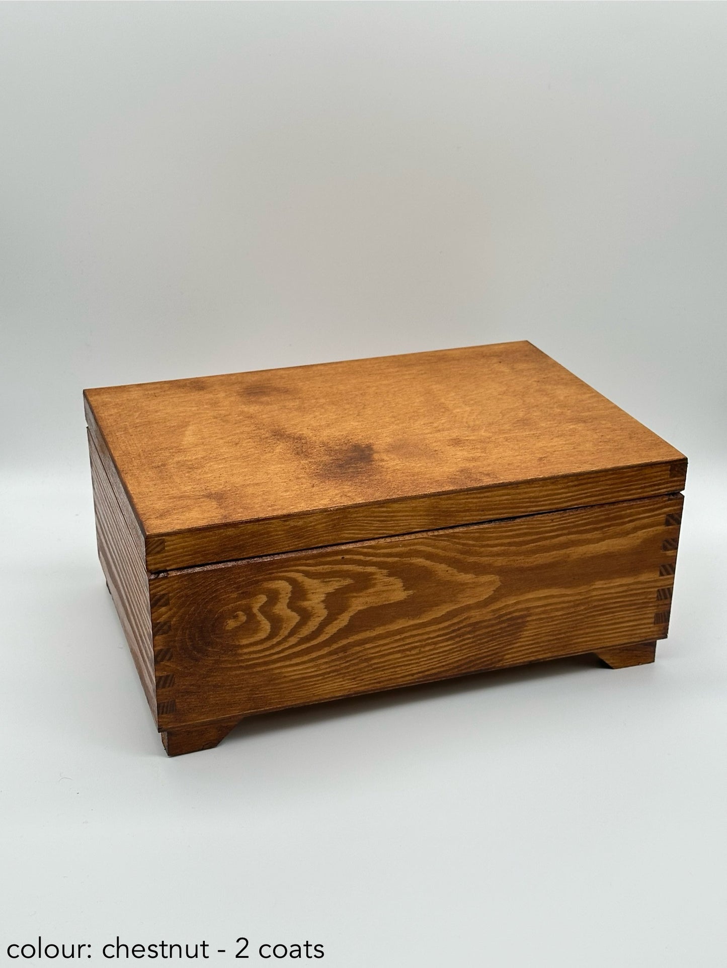 Personalised Travel Keepsake Box – Alternate Globe Design – Large Rectangular