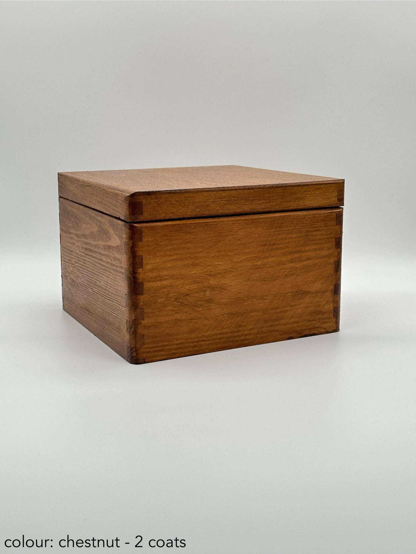Painted square box - 20x20x13.5 - different colours