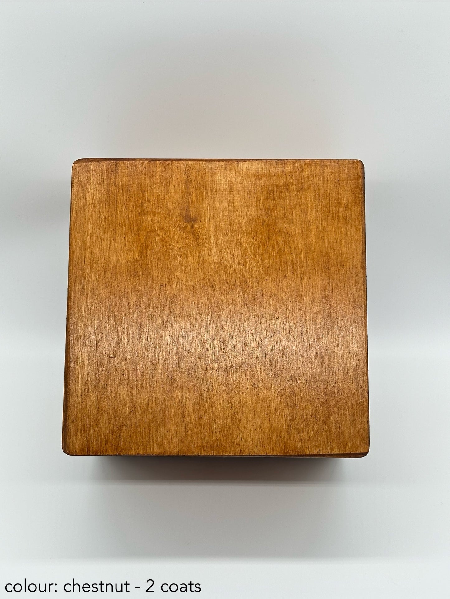 Painted square box - 20x20x13.5 - different colours