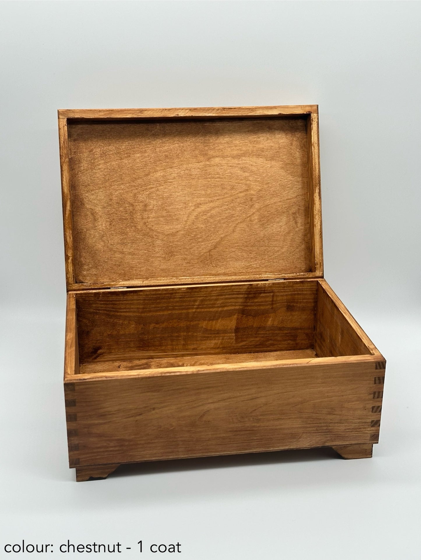 Painted large rectangular box - different colours