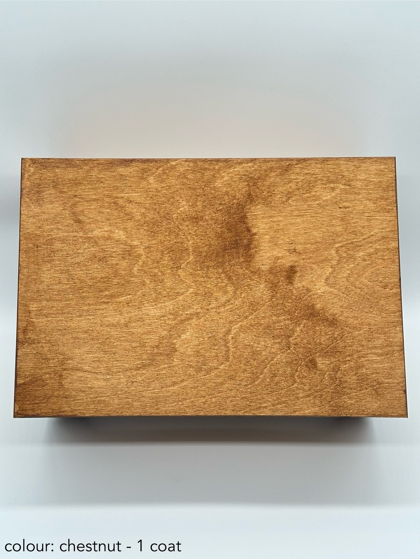 Painted large rectangular box - different colours