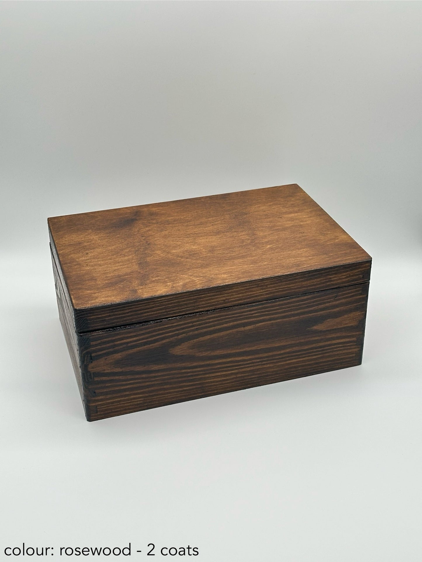 Personalised Wooden Keepsake Box – “Our Memories” – Without Heart