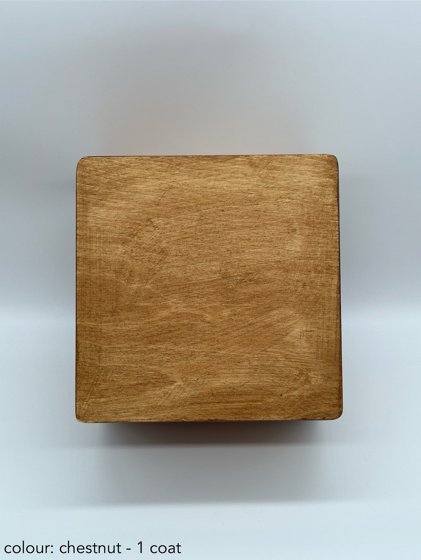 Painted square box - 20x20x13.5 - different colours