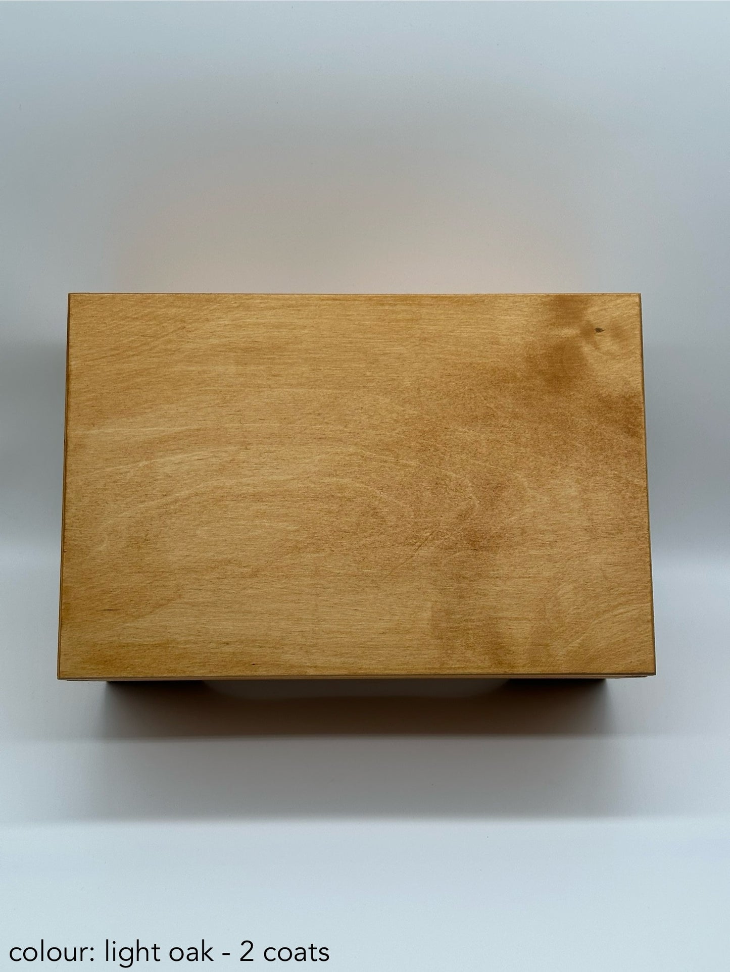 Painted large rectangular box - different colours