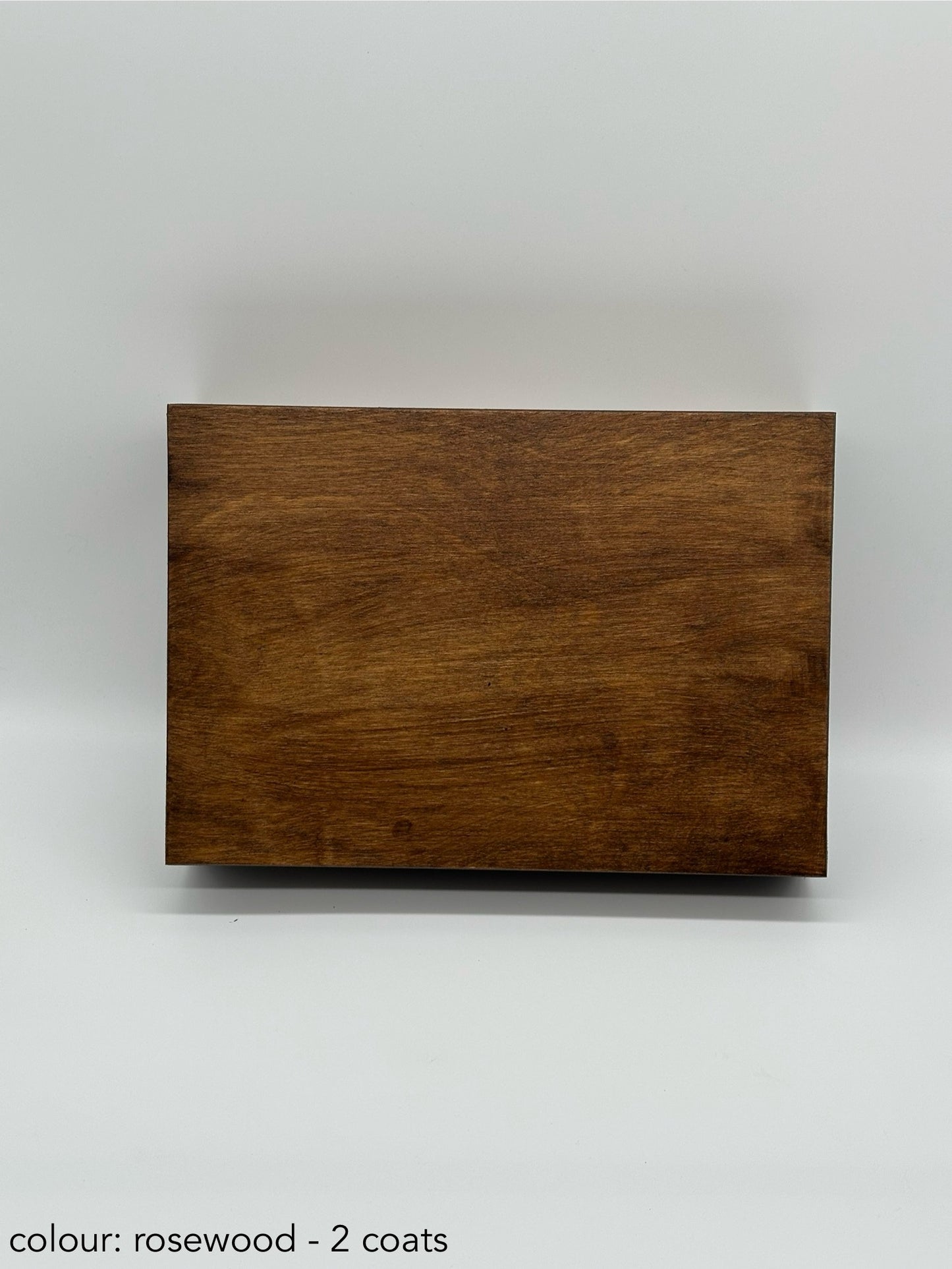 Painted cigar box - rosewood
