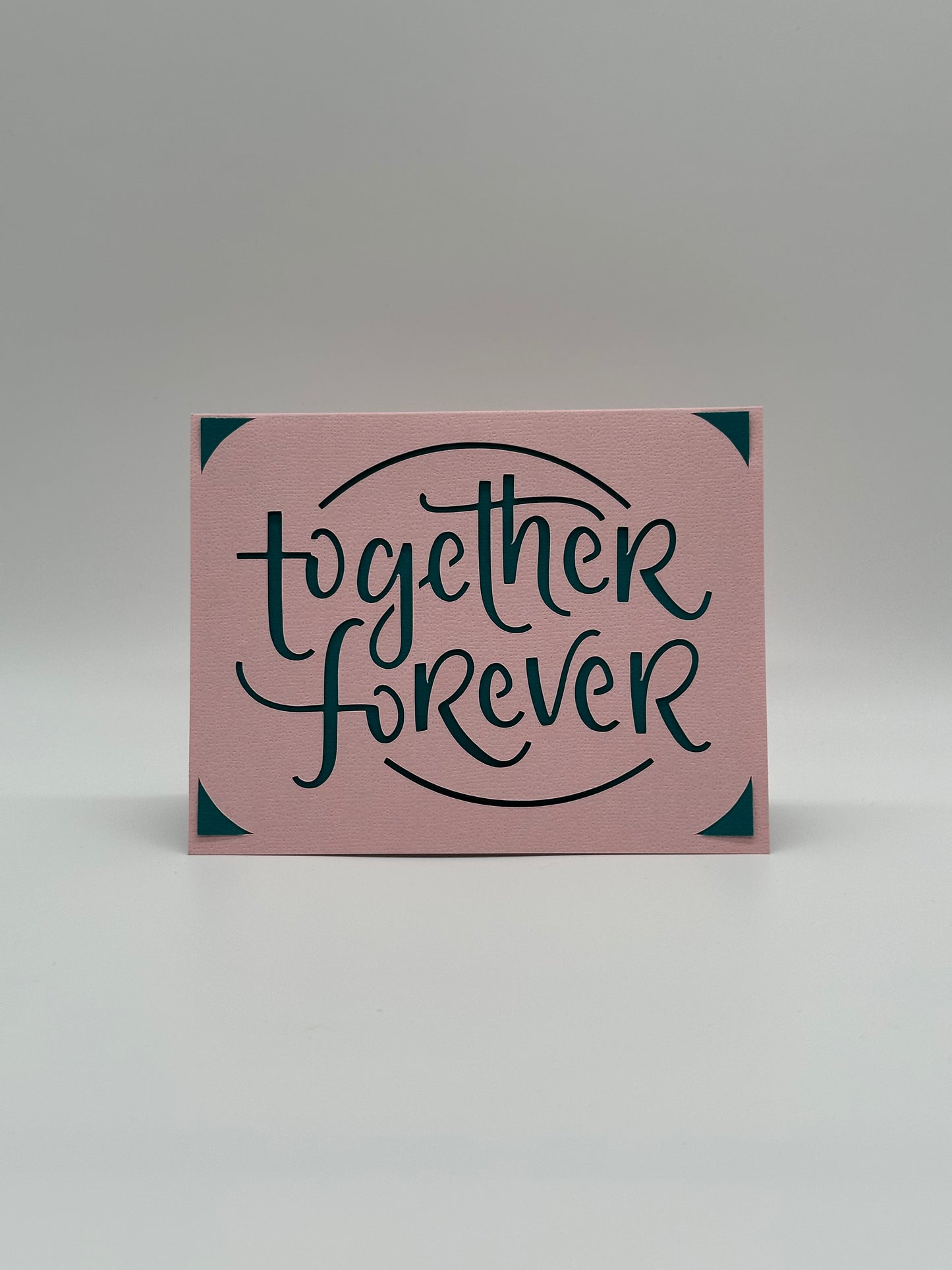 Wedding Card – “Together Forever” – Personalised Greeting