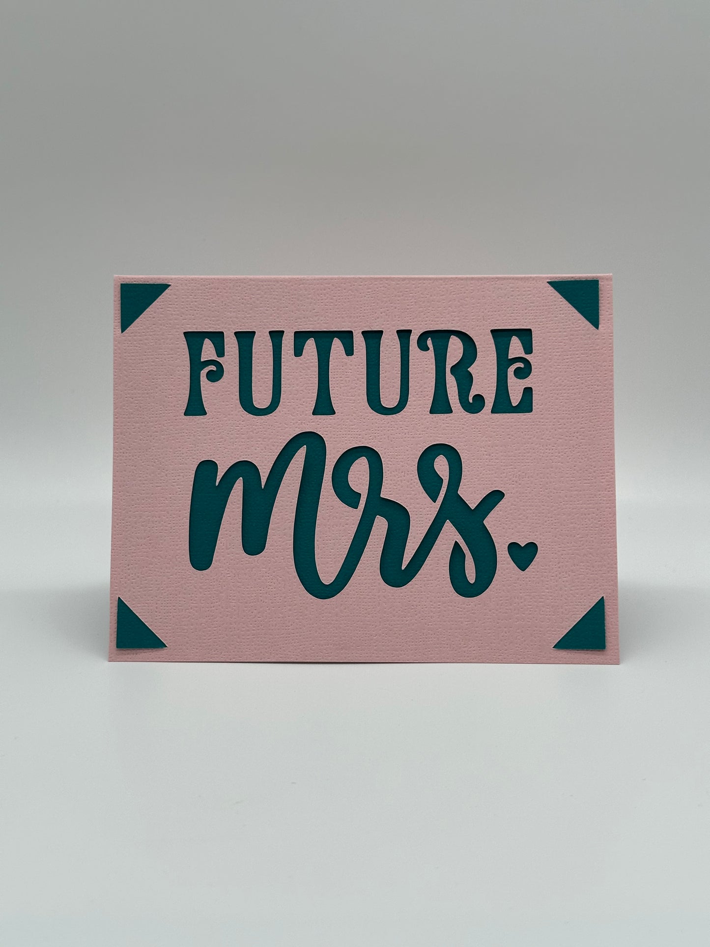 Wedding Card – “Future Mrs” – Personalised Horizontal Design