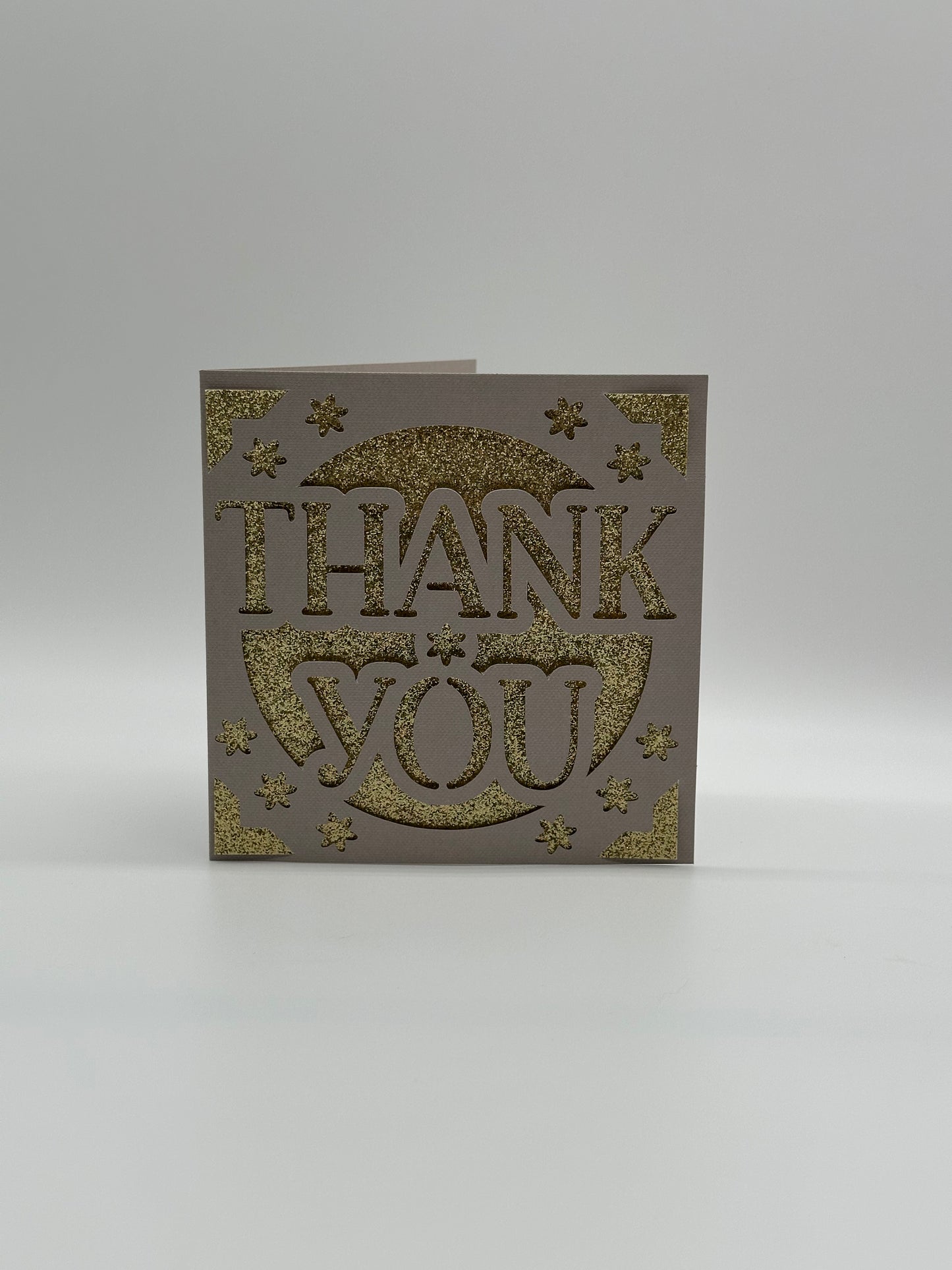 Thank You Square Card – Personalised Greeting