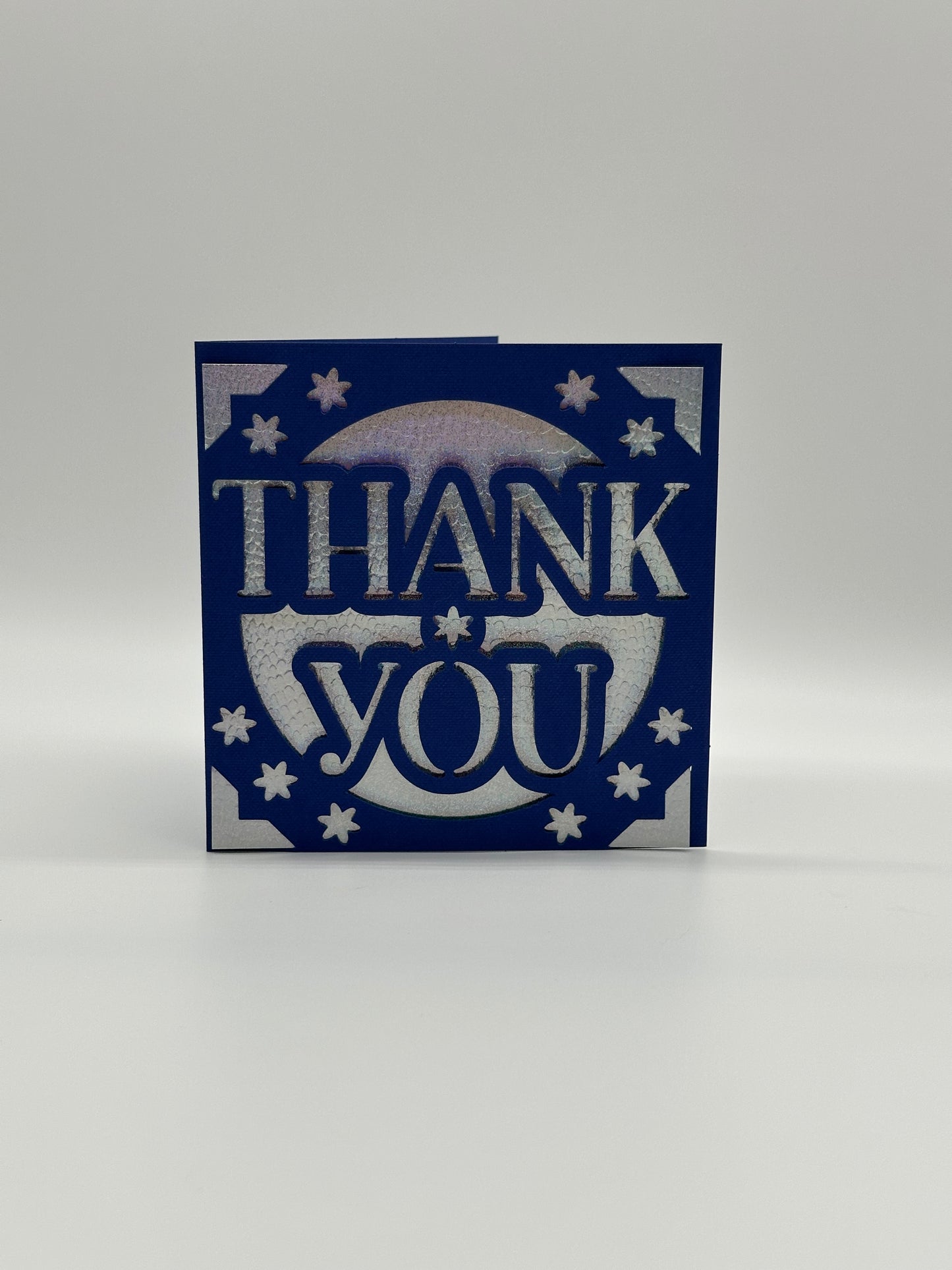 Thank You Square Card – Personalised Greeting