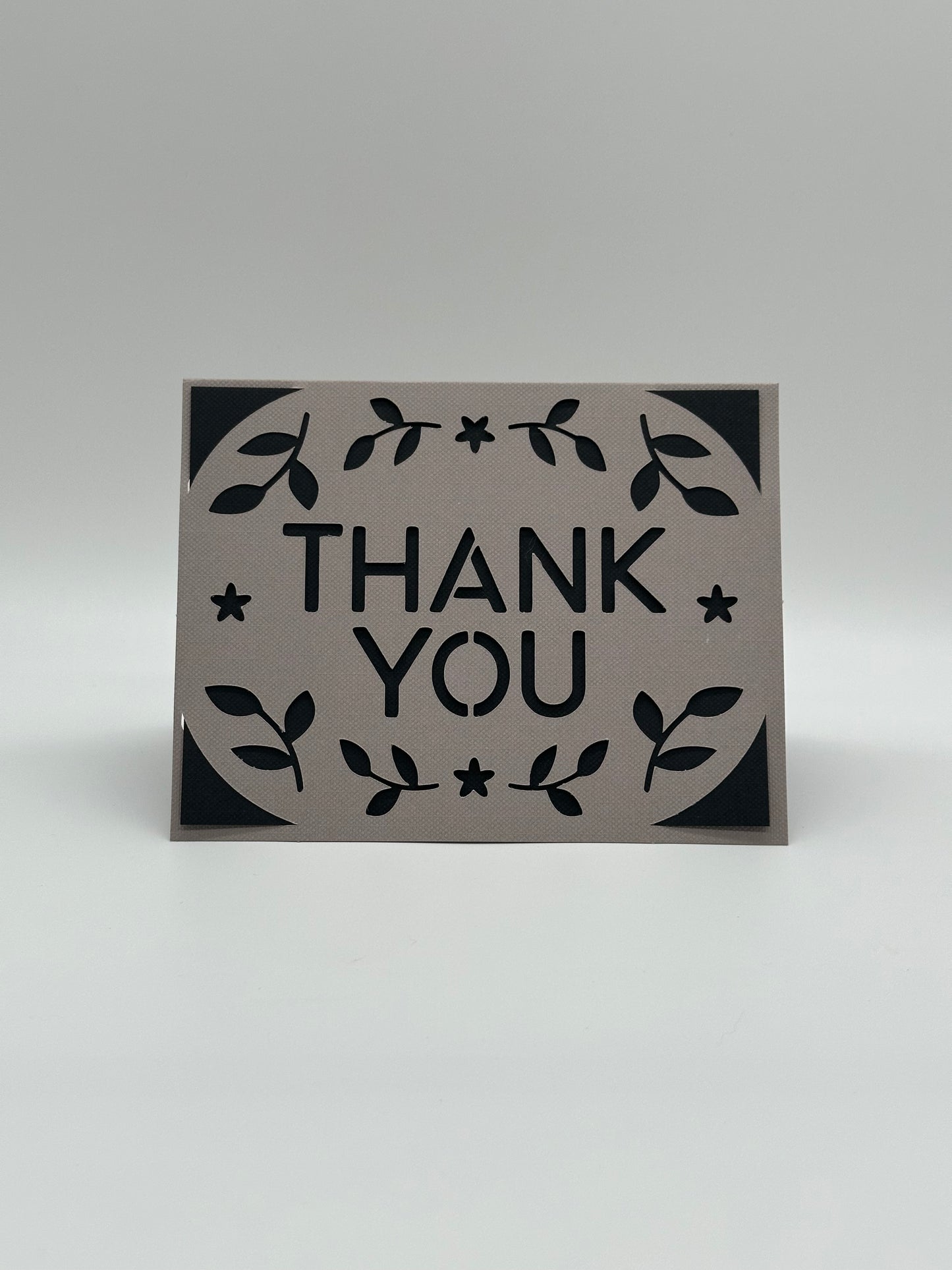 Thank You Card – Rectangular with Colour Insert Options
