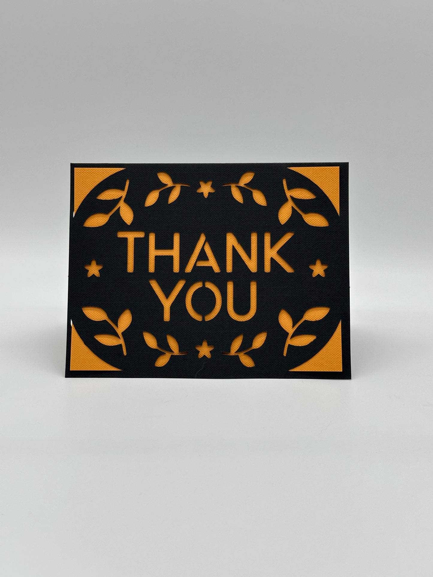 Thank You Card – Rectangular with Colour Insert Options