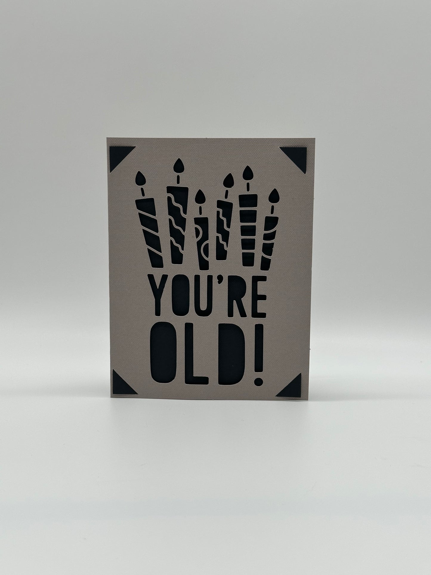 You Are Old – Funny Birthday Card with Insert Options