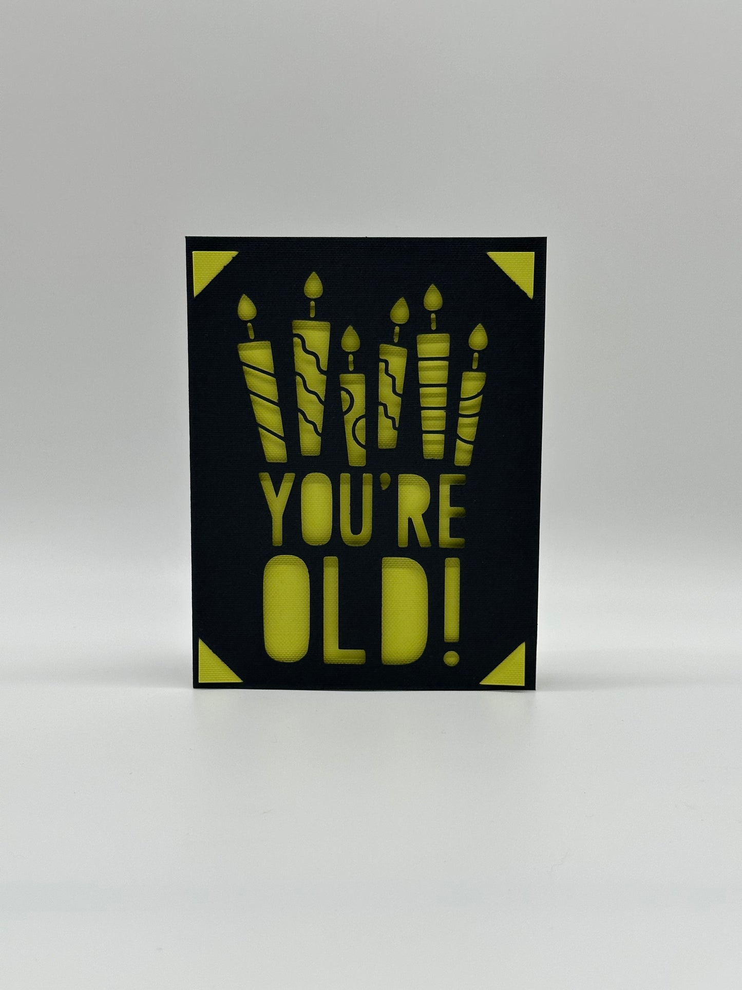 You Are Old – Funny Birthday Card with Insert Options