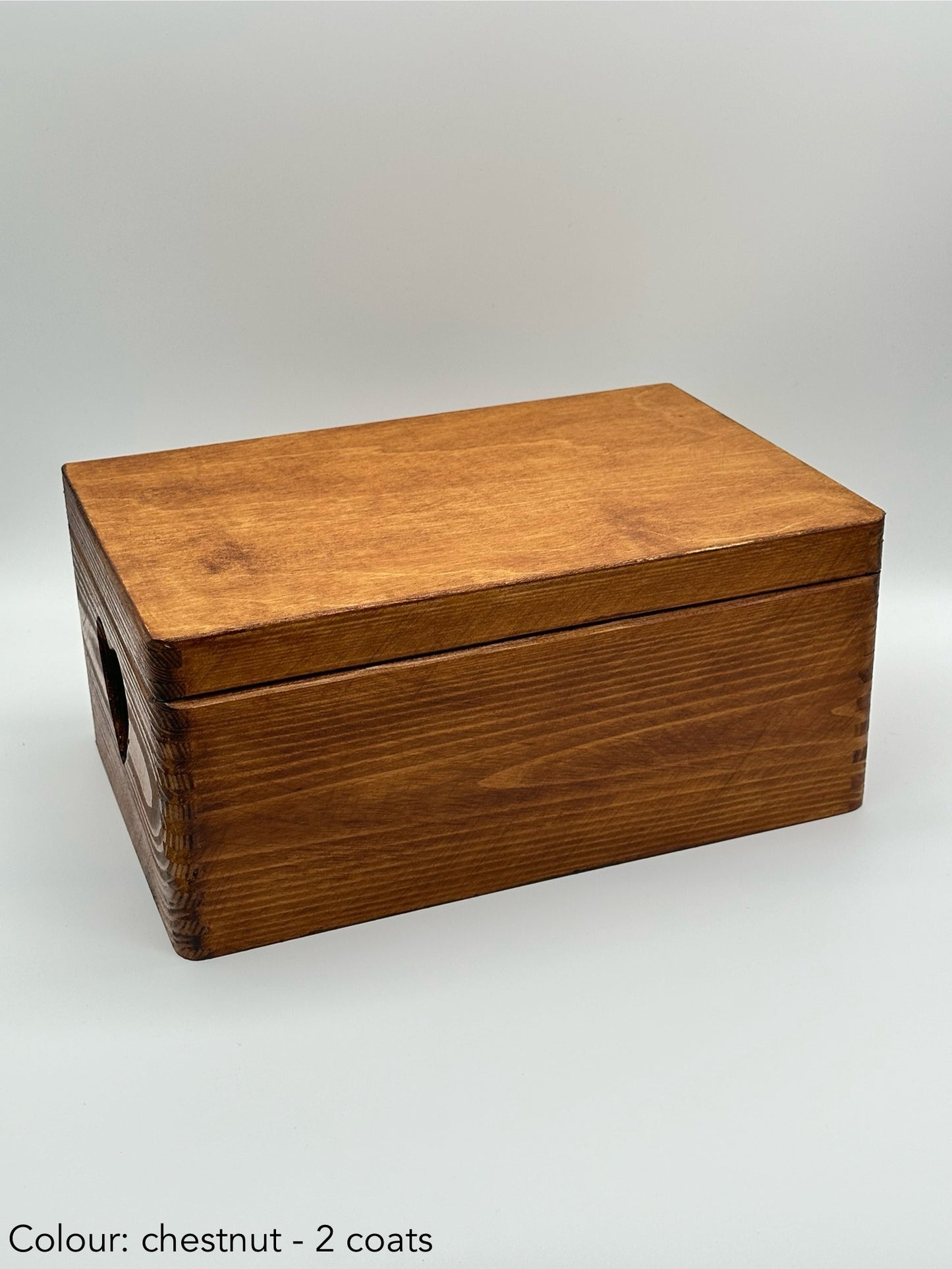 Personalised Wooden Keepsake Box – Anniversary / Wedding Day – With Heart