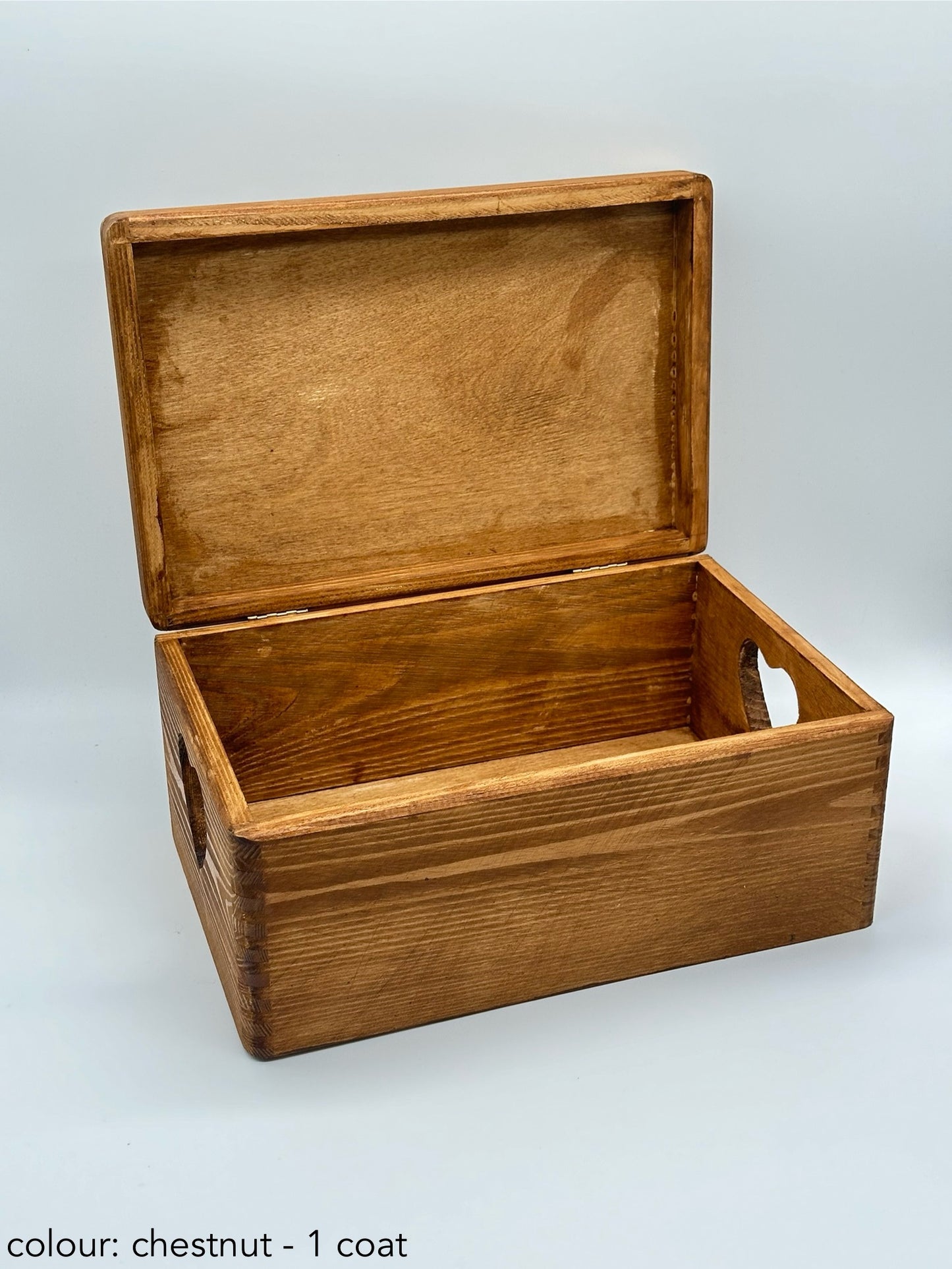 Personalised Wooden Keepsake Box – Anniversary / Wedding Day – With Heart