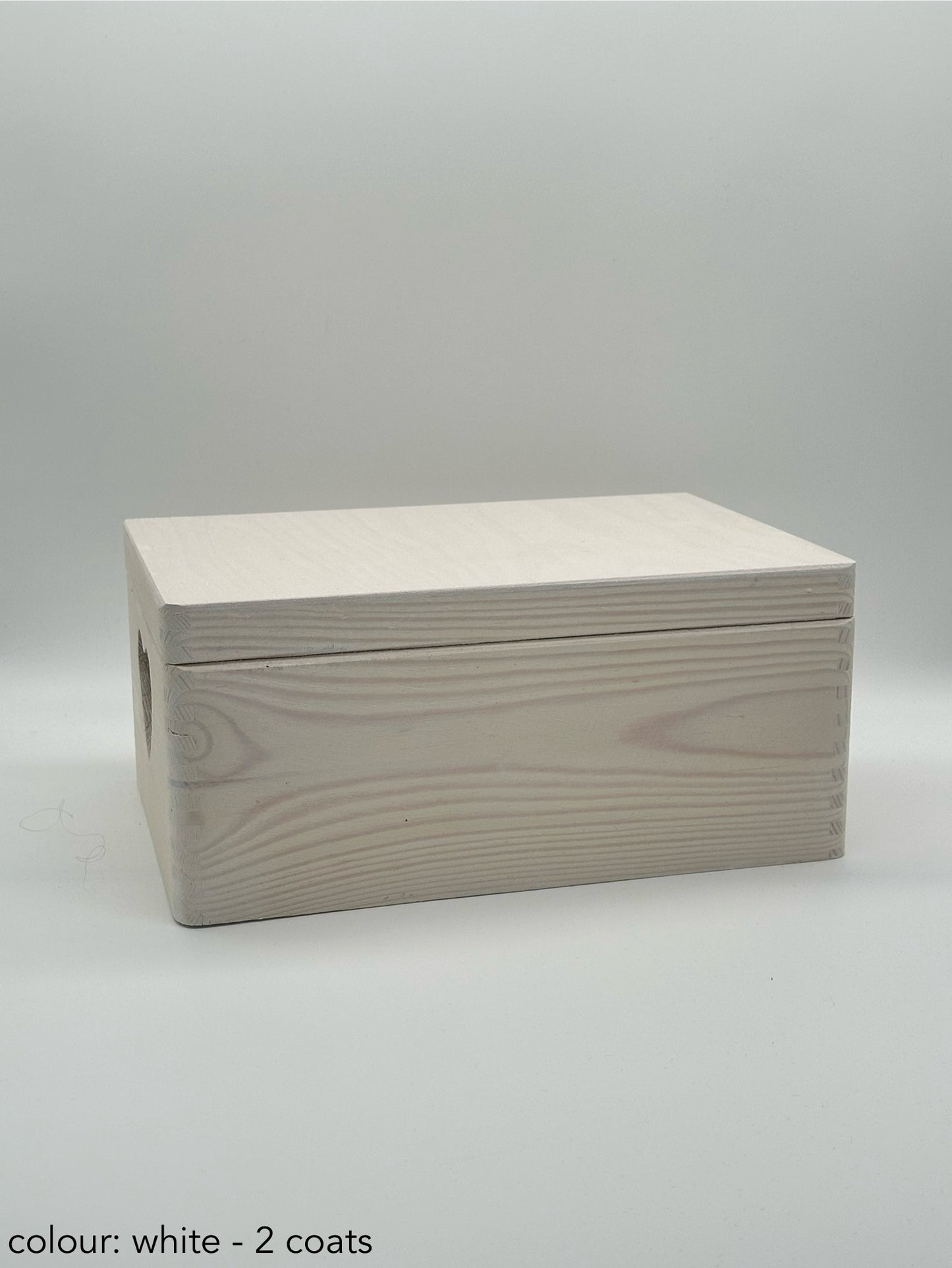 Personalised Wooden Keepsake Box – Anniversary / Wedding Day – With Heart