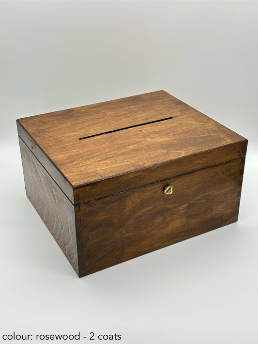Wedding Cards Post Box Rosewood
