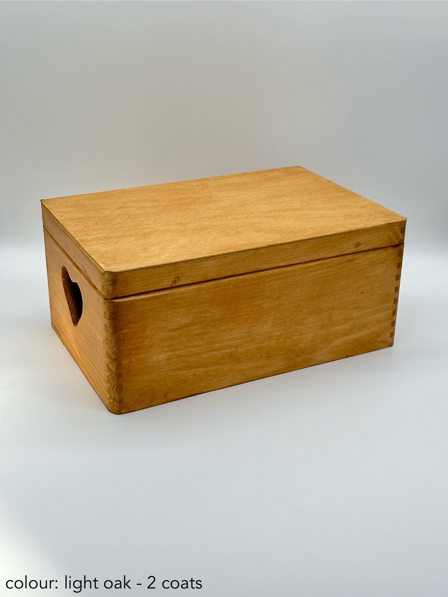 Personalised Wooden Keepsake Box – Anniversary / Wedding Day – With Heart