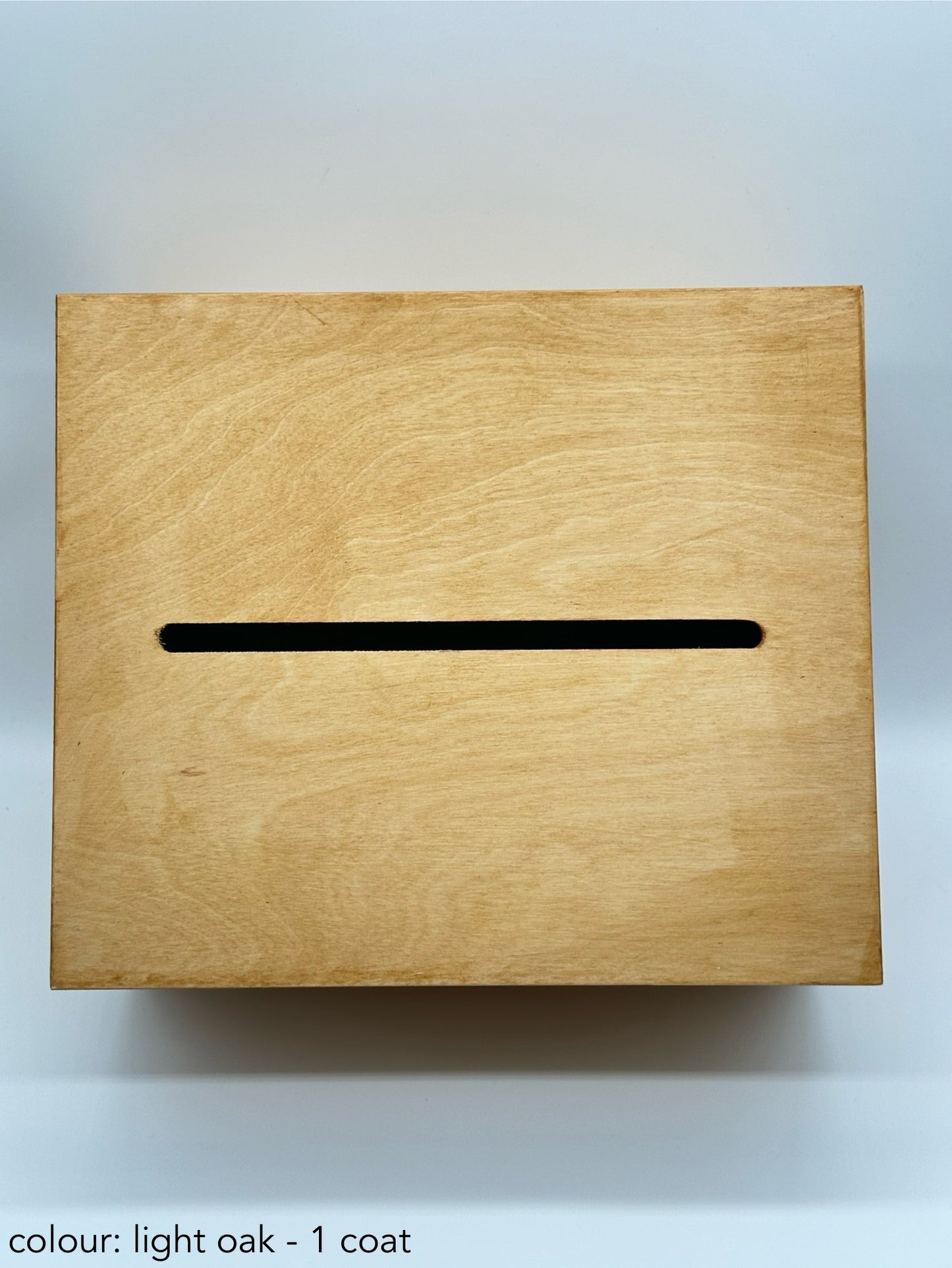Wedding Cards Post Box Light Oak