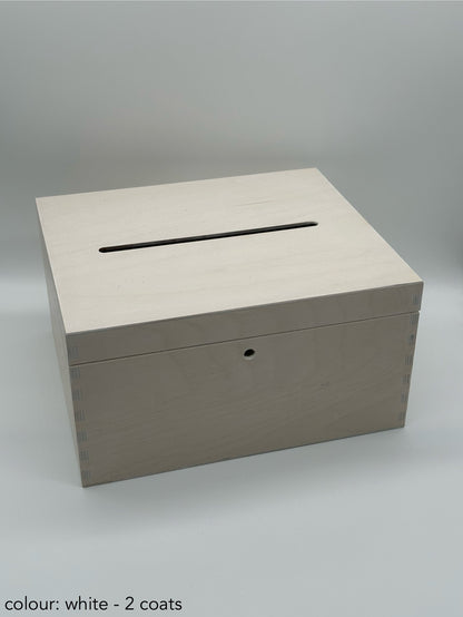 Wedding Cards Post Box White