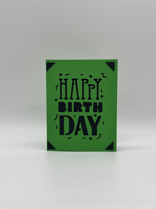 Happy Birthday – Personalised Greeting Card