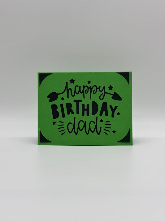 Happy Birthday Dad – Personalised Greeting Card