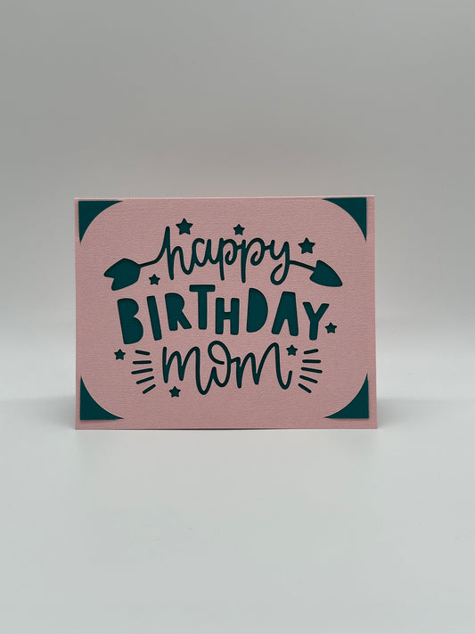 Happy Birthday Mom – Personalised Greeting Card