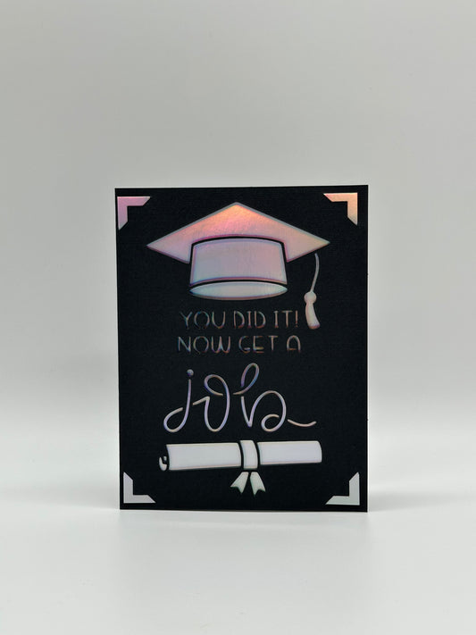 Graduation Card – Personalised Congratulations Greeting