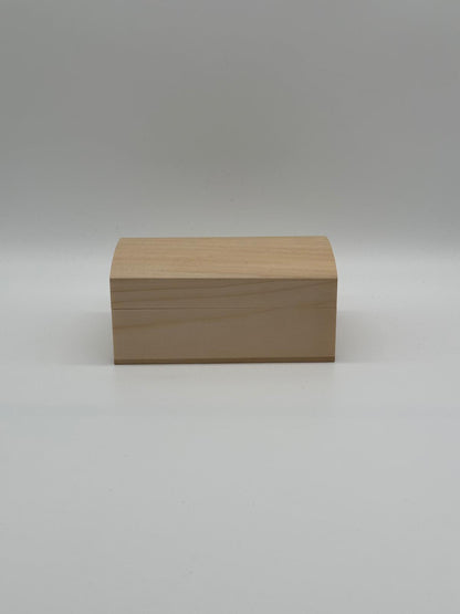 Plain Small Wooden Jewellery Box