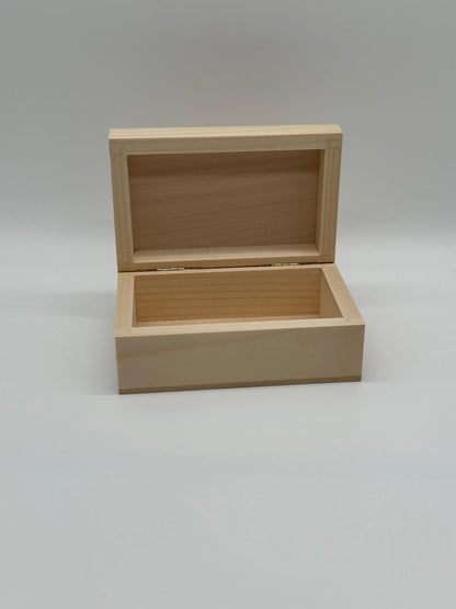 Plain Small Wooden Jewellery Box