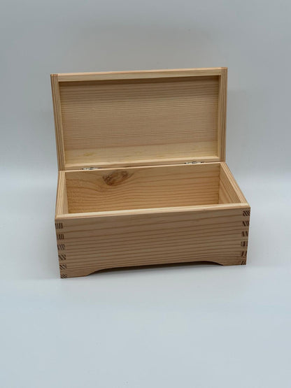 Plain Wooden Jewellery Box