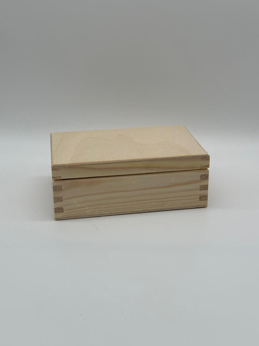 Plain Small Wooden Jewellery Box